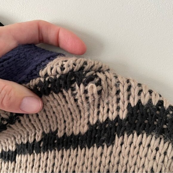 Striped Knit Cardigan Sweater - Picture 9 of 14